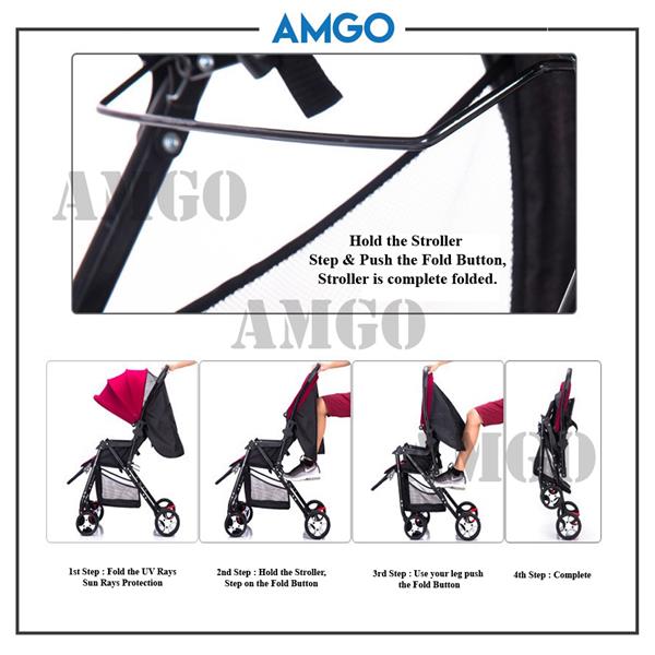 how to fold baby stroller