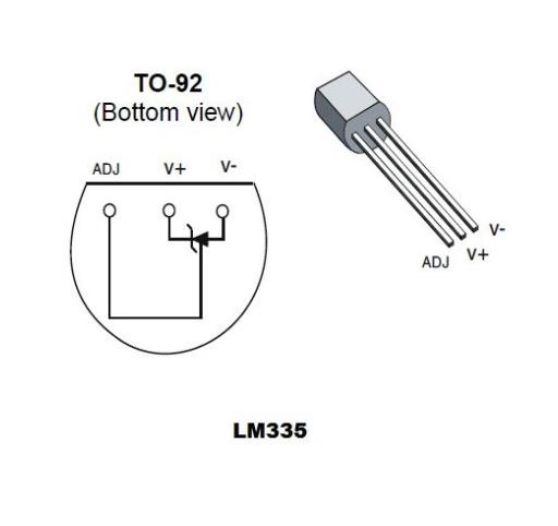 Lm335 датчик температуры схема