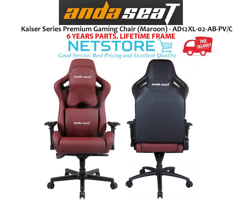 Anda Seat Kaiser Series Premium Gaming Chair Maroon Ad12xl 02 Ab Pv C