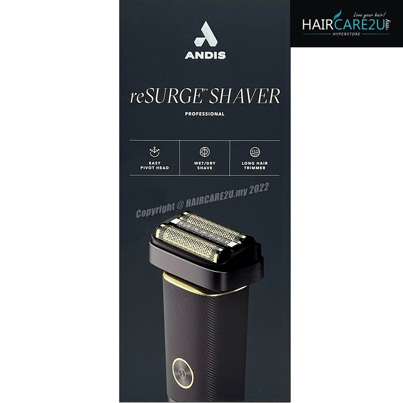 Andis reSURGE Barber Professional Titanium Foil  Wet/Dry Shaver #17305
