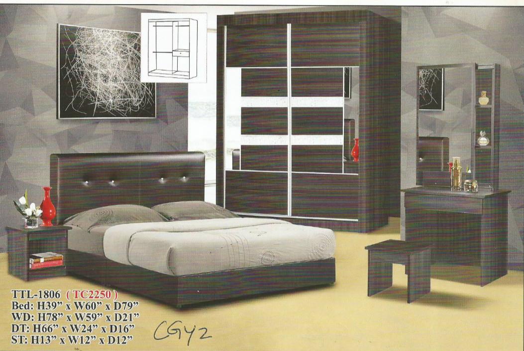 Ansuran Murah Bedroom Set Model 1806