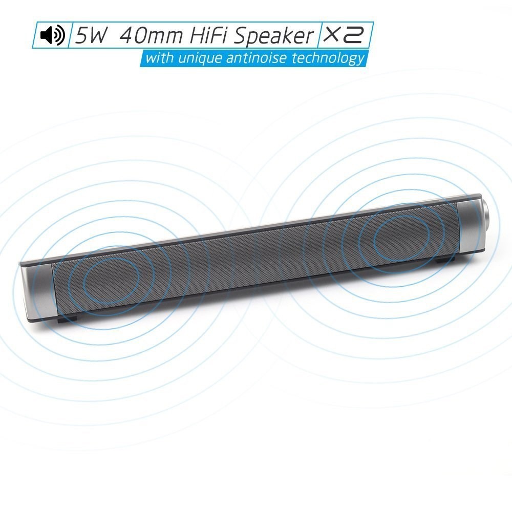 Anti Magnectic Bluetooth TV Soundbar LP-08 HIFI Mini Speaker