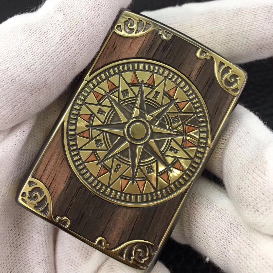 Antique Wooden Feeling Compass Zippo End 6 22 2020 1 47 Pm Antique Wooden Feeling Compass Zippo Lighter