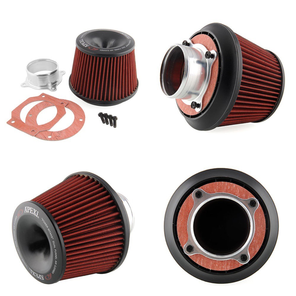 Apexi Vehicle Intake Flow Reloaded Air Apexi Filter C/W 76mm Adapter 3inch Ape