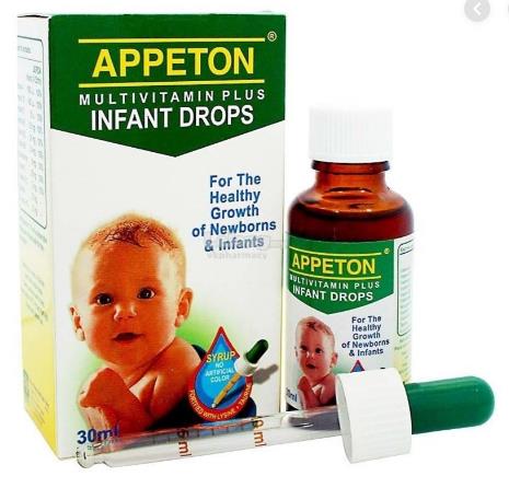 APPETON MULTIVITAMINS INFANT DROPS 3 (end 8/6/2020 12:15 PM)