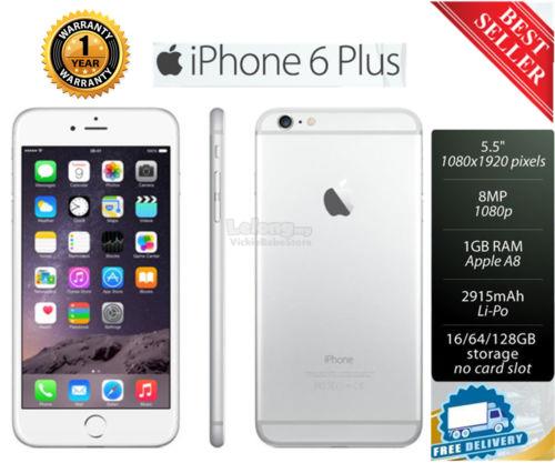 Apple iPhone 6 Plus 16gb 64gb 128gb NEW SEALED BOX 1YEAR WRTY BY SHOP