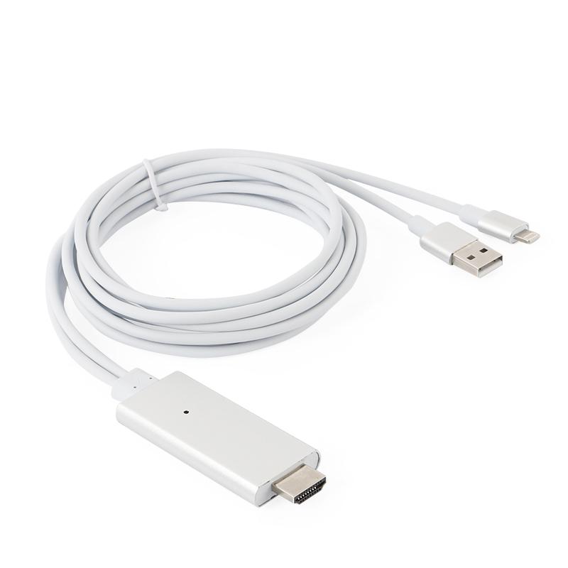 Подключить айфон к hdmi. Hoco ua15 Lightning to HDMI. Провод HDMI iphone. Кабель адаптер Hoco ua16 кабель HDMI - Type-c 4 м. Переходники ашдимиай на айфон.