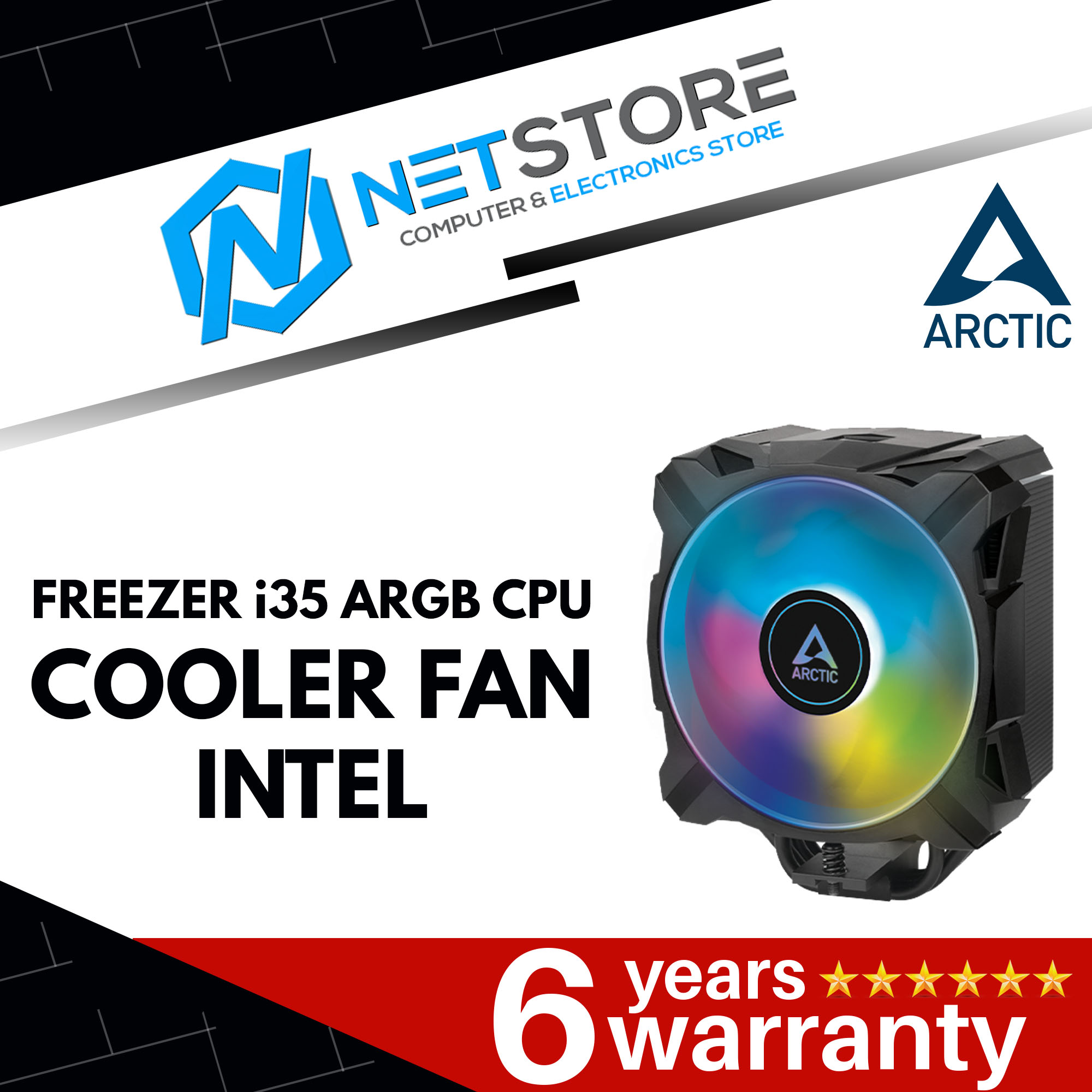 ARCTIC FREEZER i35 ARGB CPU COOLER FAN - INTEL ACFRE00104A
