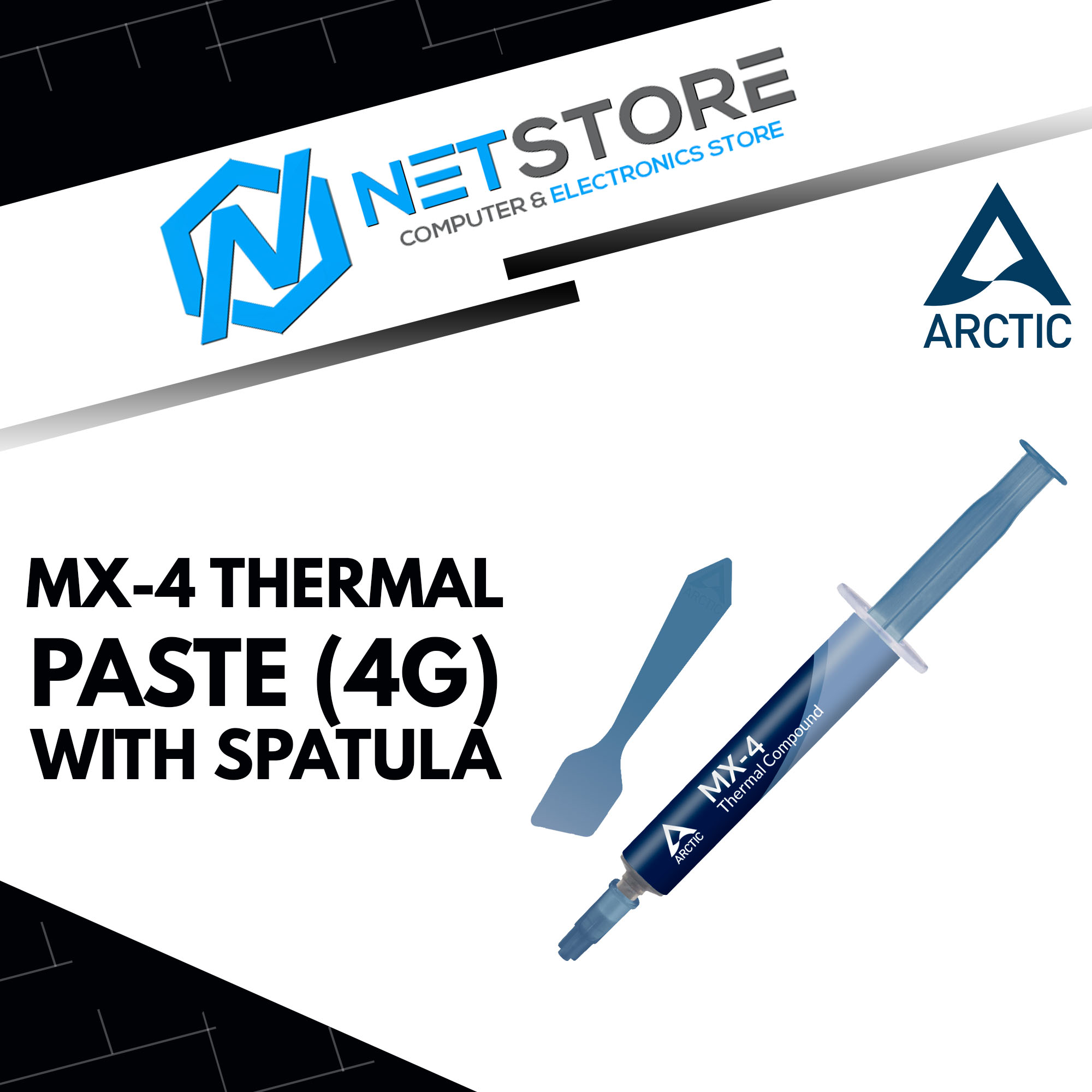 ARCTIC MX-4 THERMAL PASTE (4G) WITH SPATULA - ACTCP00031B