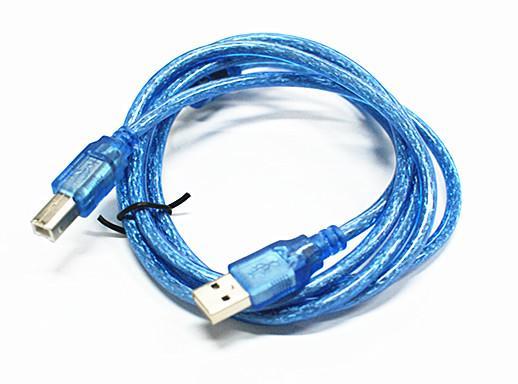 Arduino / 3D 2D Printer USB B Type Cable ( 30cm )( Blue ) B-Type Cable