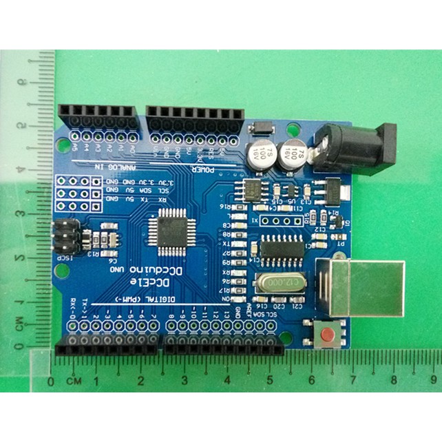 Arduino Compatible DCCduino UNO R3 - SMD Atmel ATMEGA 328P V3
