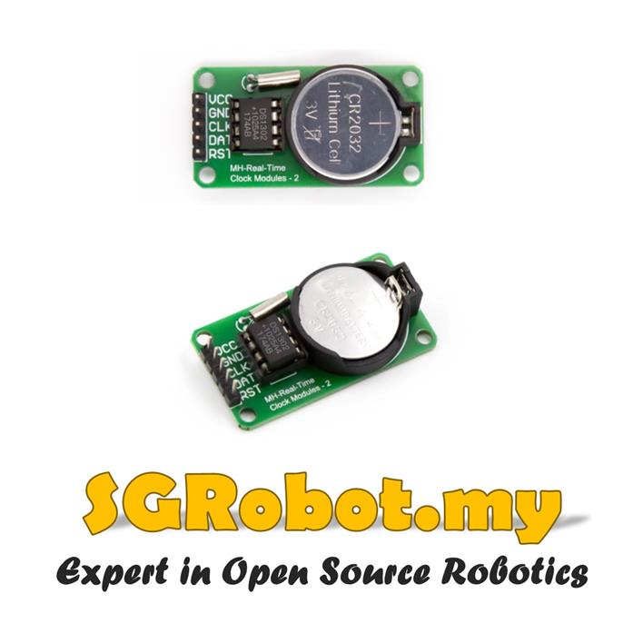 Arduino DS1302 RTC Real Time Clock Module with Battery CR2032