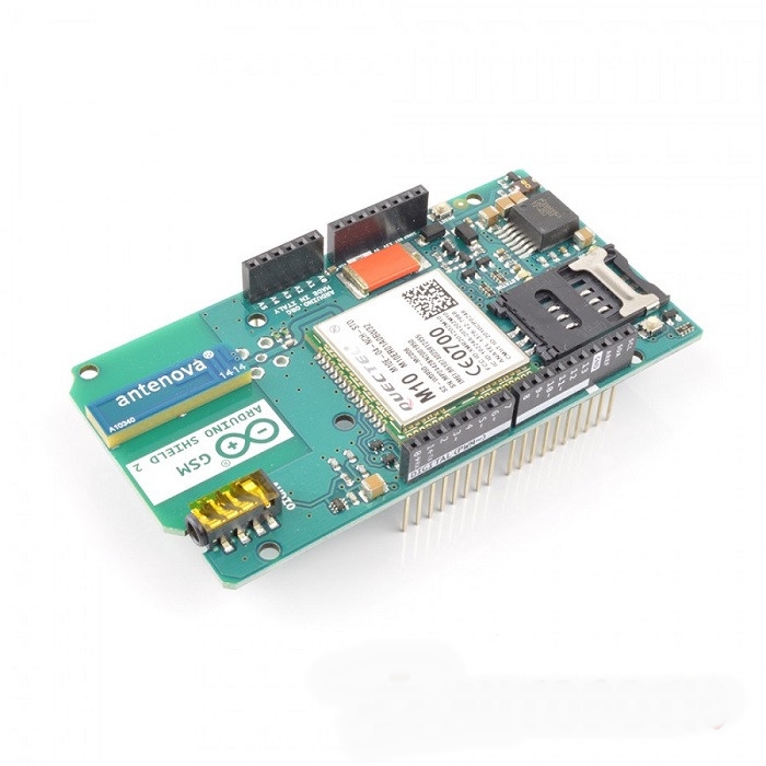 Arduino GSM Shield 2 (Integrated Antenna) (Made in ITALY)