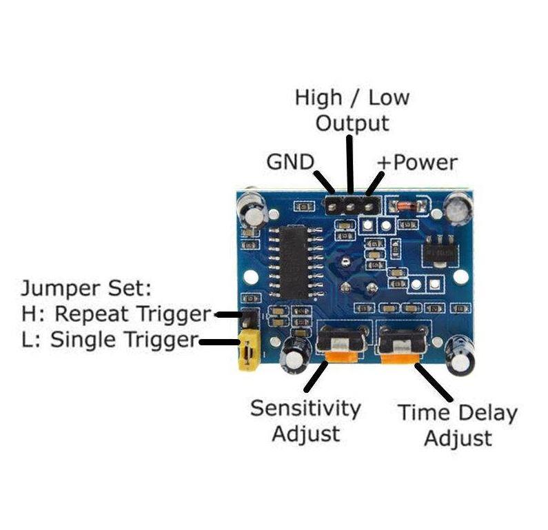 Arduino HC-SR501 PIR Motion Sensor ( Passive Infrared Sensor )