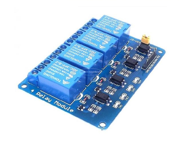 Arduino IoT 4 Channel Ways Opto Isolator 10A 5V Relay Module