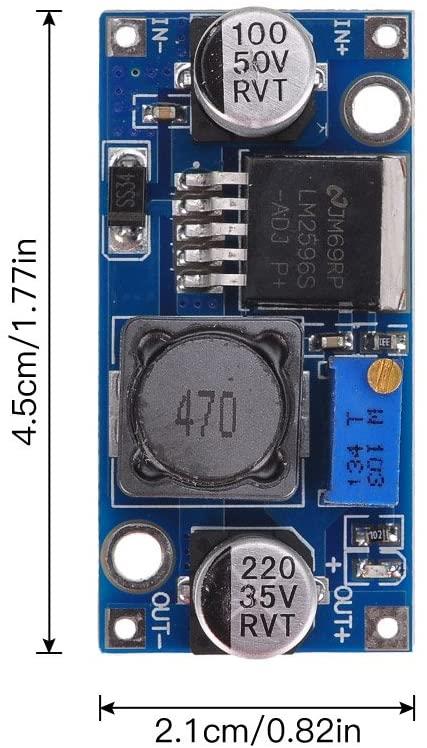 Arduino LM2596 DC-DC Adjustable Step Down Voltage Converter Module