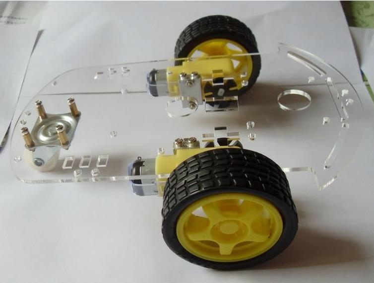 Arduino Robot Smart Car Based 3 Wheels 2 Motors 220mm*150mm