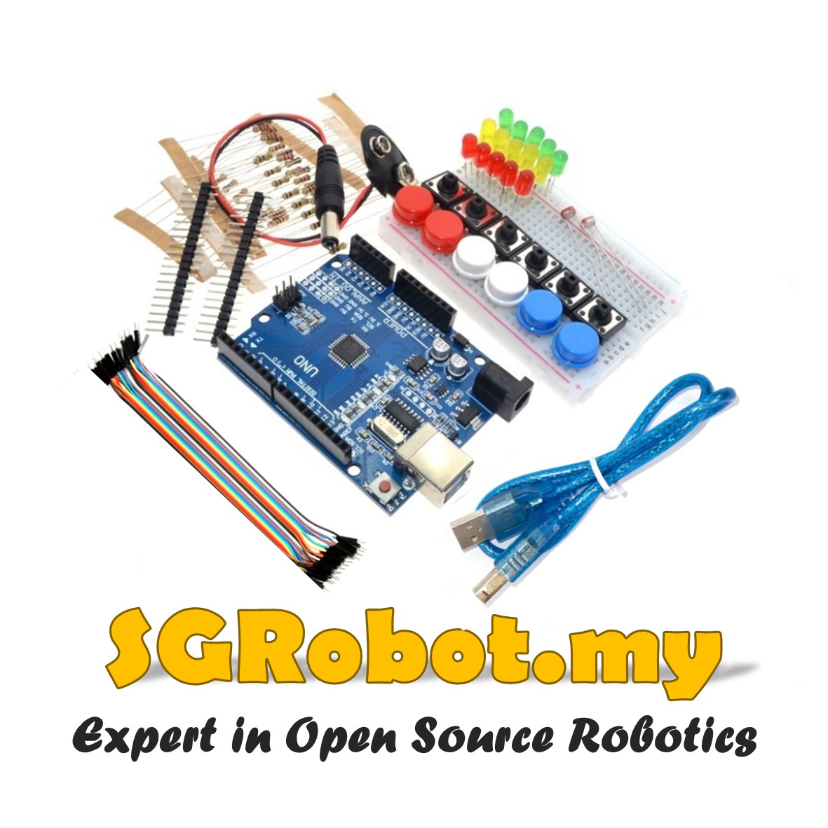 Arduino UNO R3 Beginner Robotics School Starter Kit V1