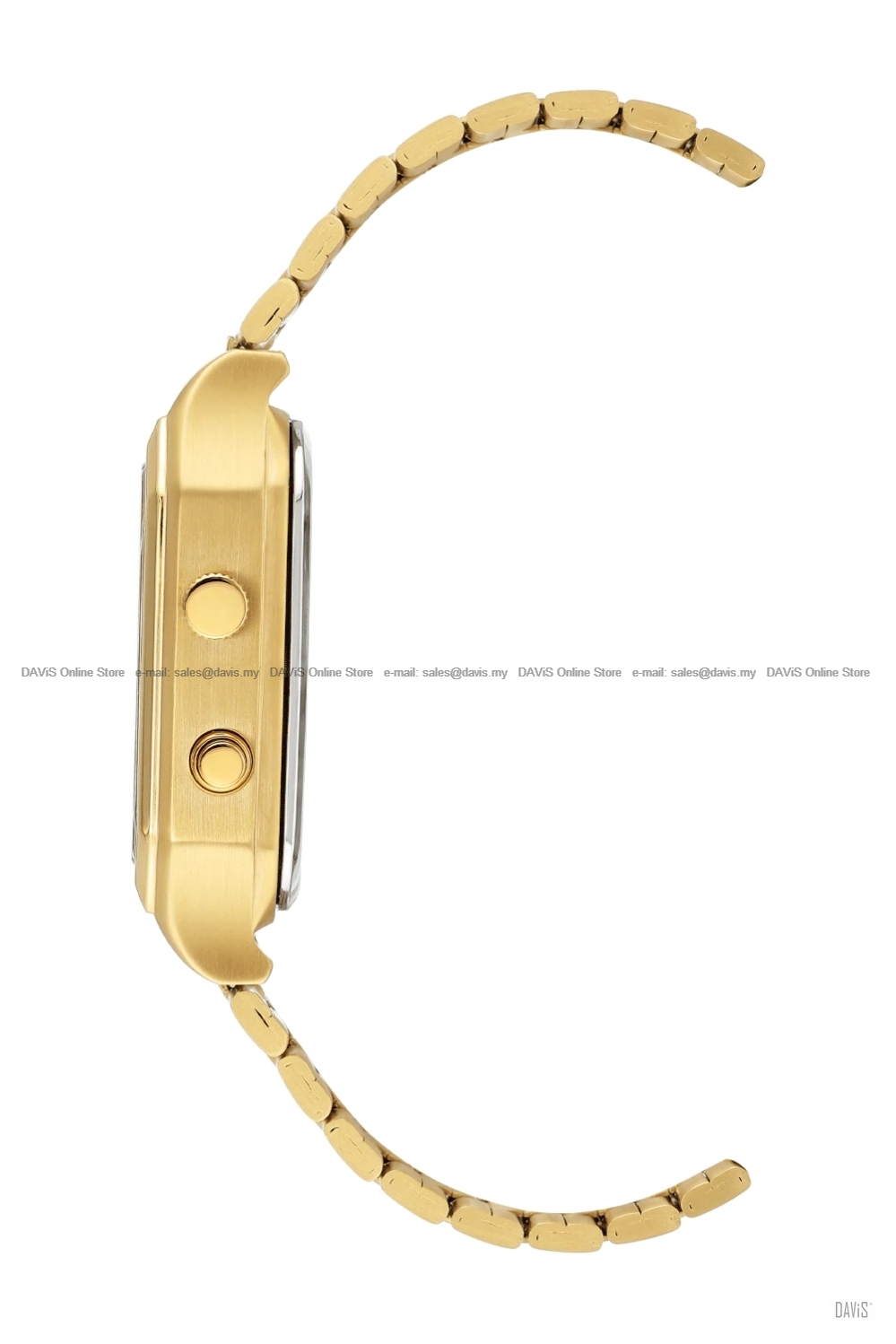 ARMITRON 20-5453CHGP Unisex RIDGEMONT Ana-Digi SS Bracelet Gold