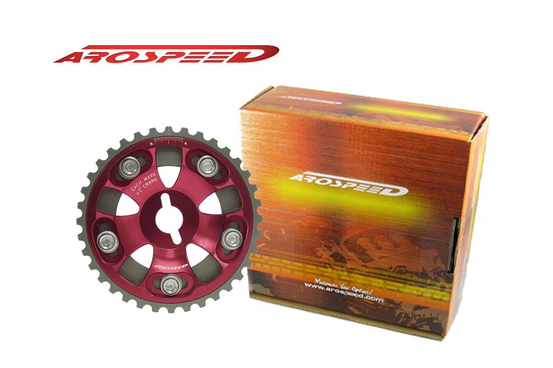 AROSPEED Adjustable Cam Pulley Toyota AE86 (Red)