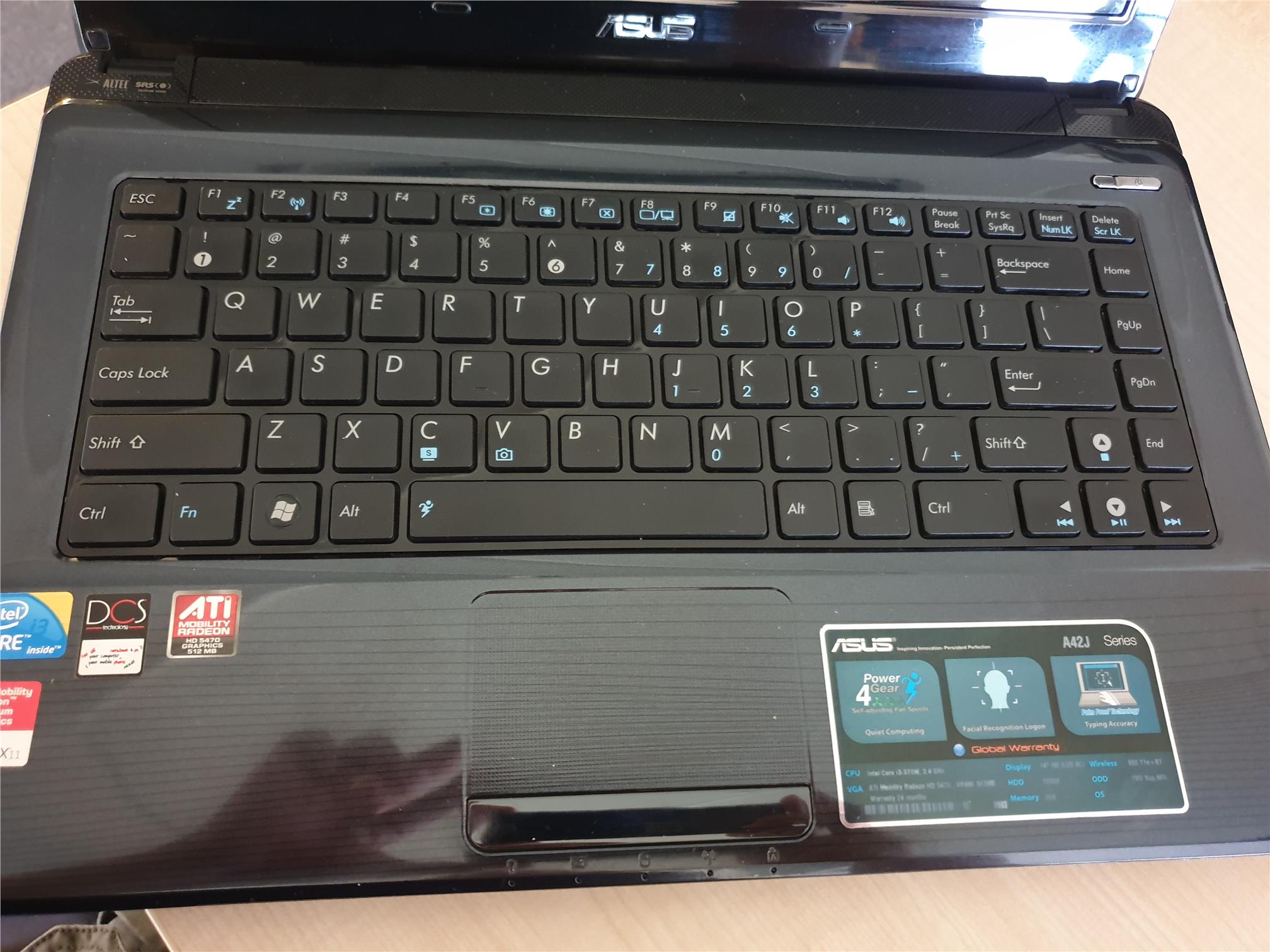 asus a42j series driver