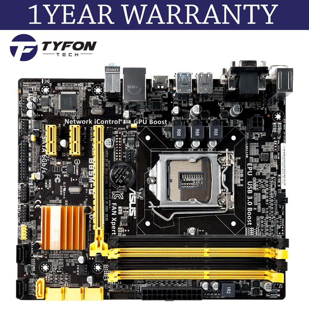 ASUS B85M-G LGA 1150 Motherboard (Re 