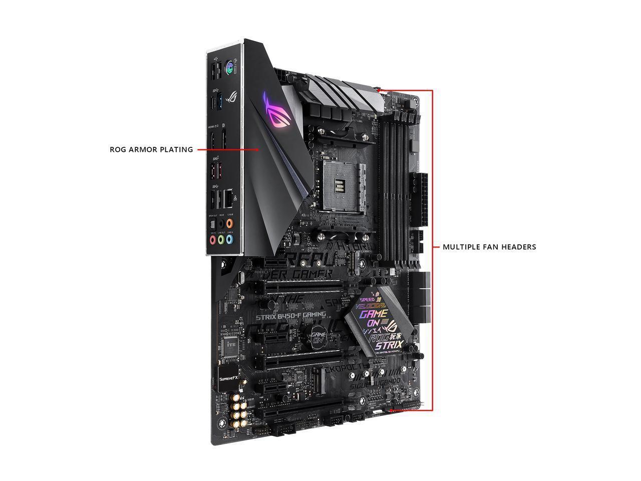 ASUS ROG STRIX B450-F GAMING AMD AM4 B450 ATX Motherboard DDR4