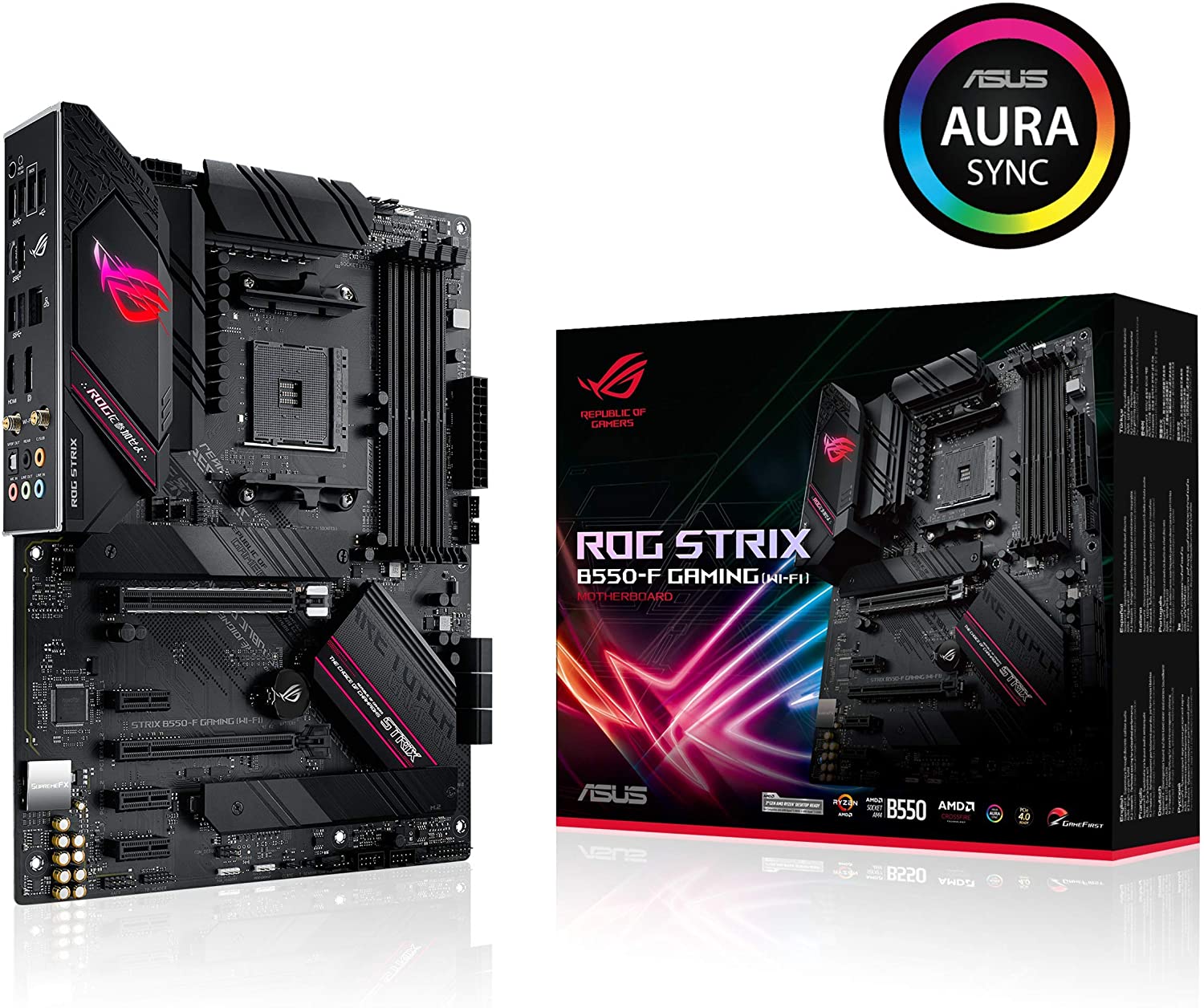 ASUS ROG STRIX B550-F GAMING (WIFI) AMD AM4 ATX MOTHERBOARD