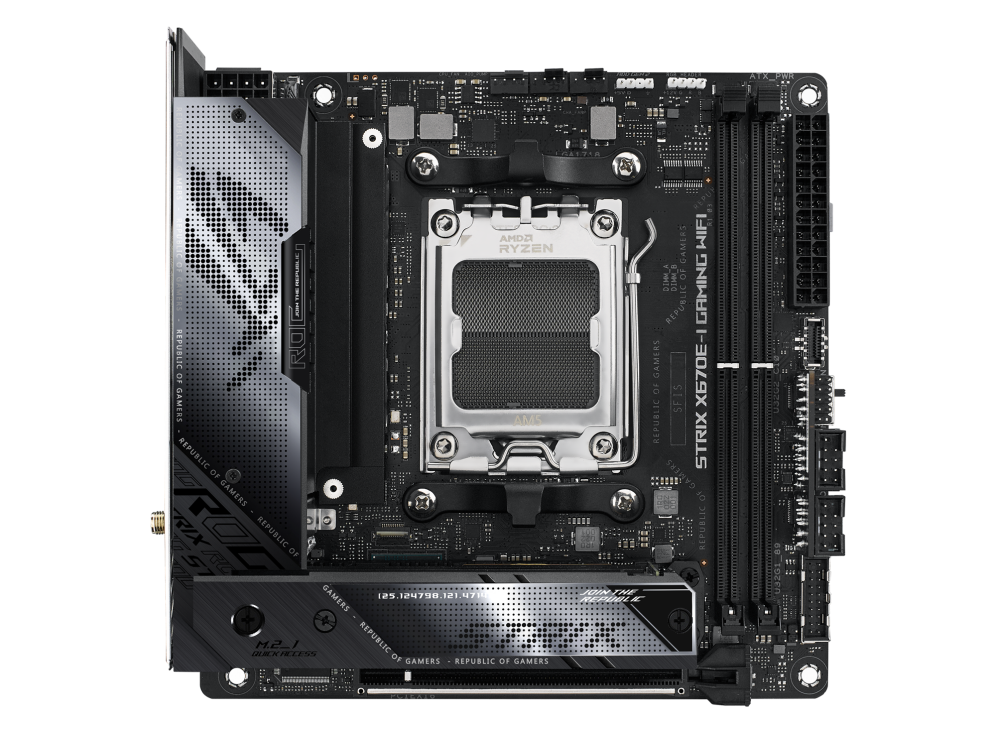 ASUS ROG STRIX X670E-I GAMING WIFI DDR5 AMD MITX MOTHERBOARD