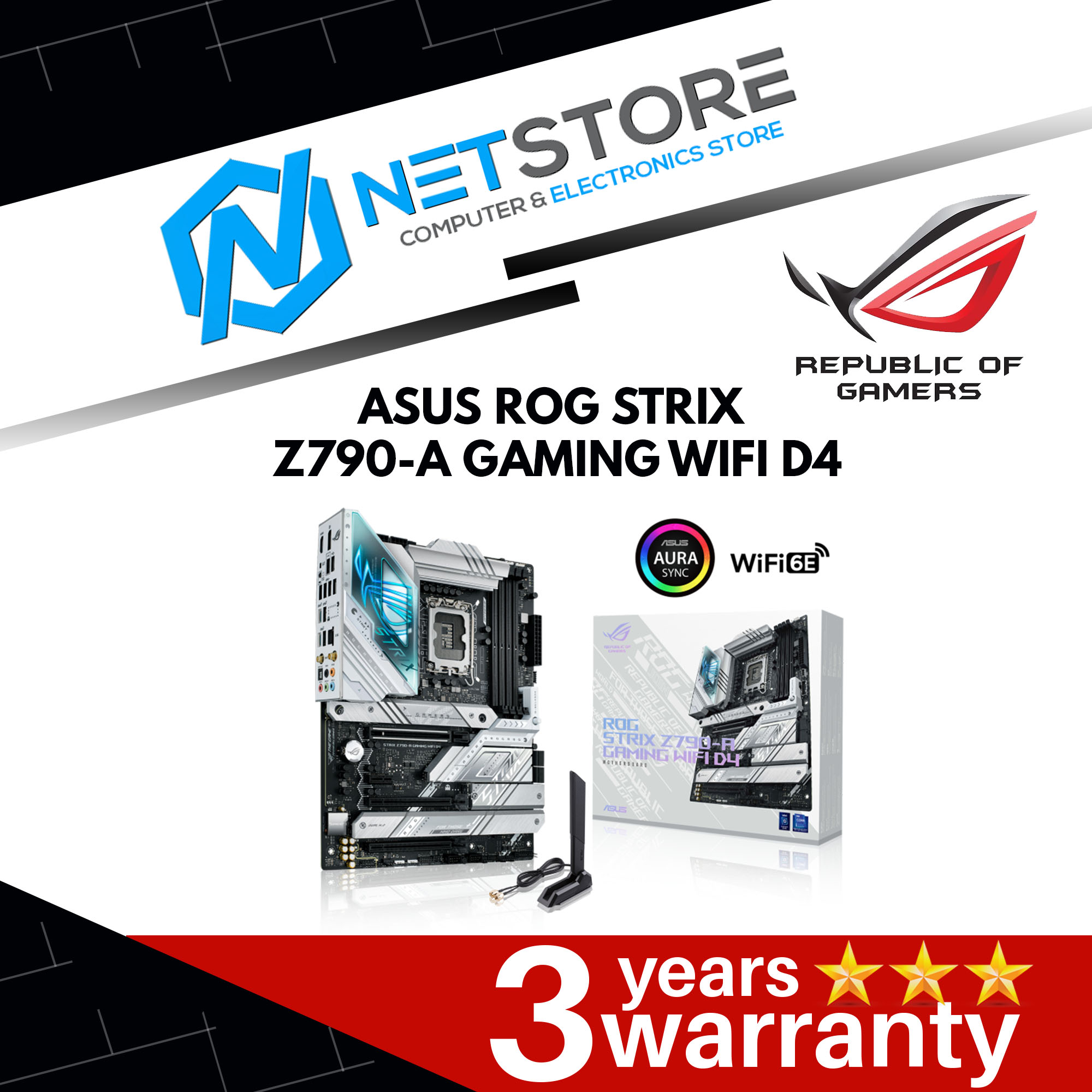 ASUS ROG STRIX Z790-A GAMING WIFI D4 ATX MOTHERBOARD