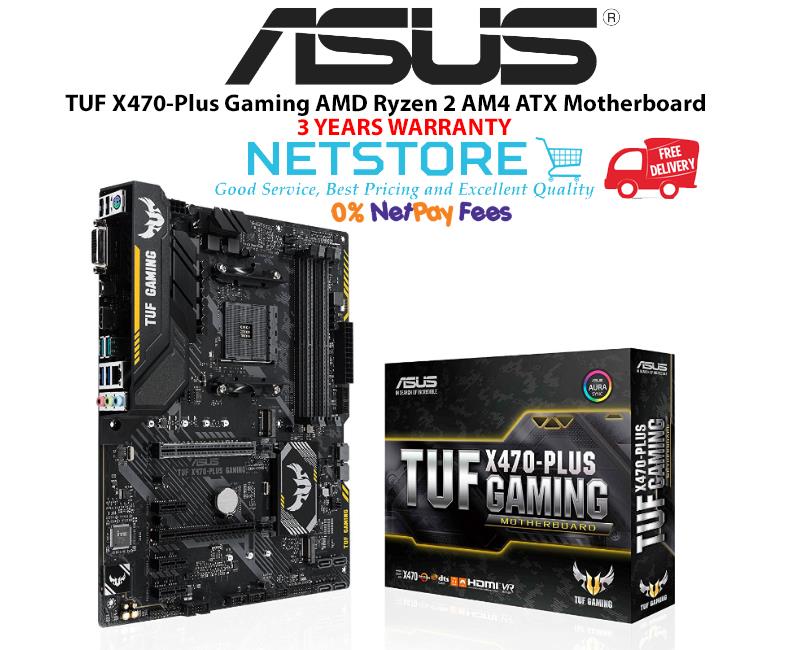 ASUS ROG TUF X470-Plus Gaming AMD Ryzen 2 AM4 ATX Motherboard