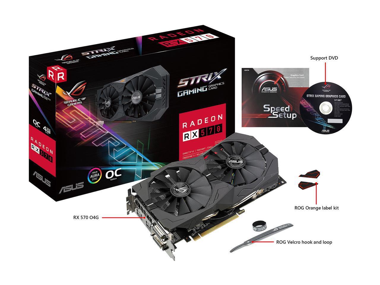 Asus rx 570 4gb strix зависает в играх