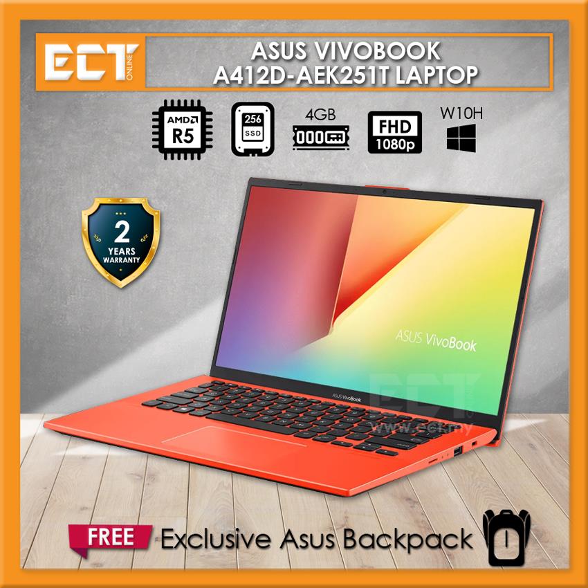 Asus Vivobook A412D-AEK251T Laptop (end 5/17/2022 12:00 AM)