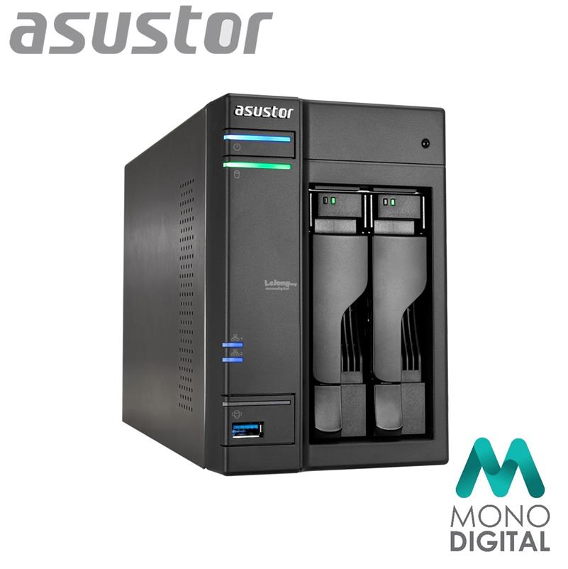 Asustor As6302t Nas 2 Bay Original Asustor Malaysia