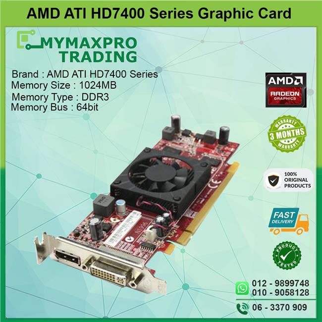 ATI Radeon HD 7400 Series 1TB DDR3 6 