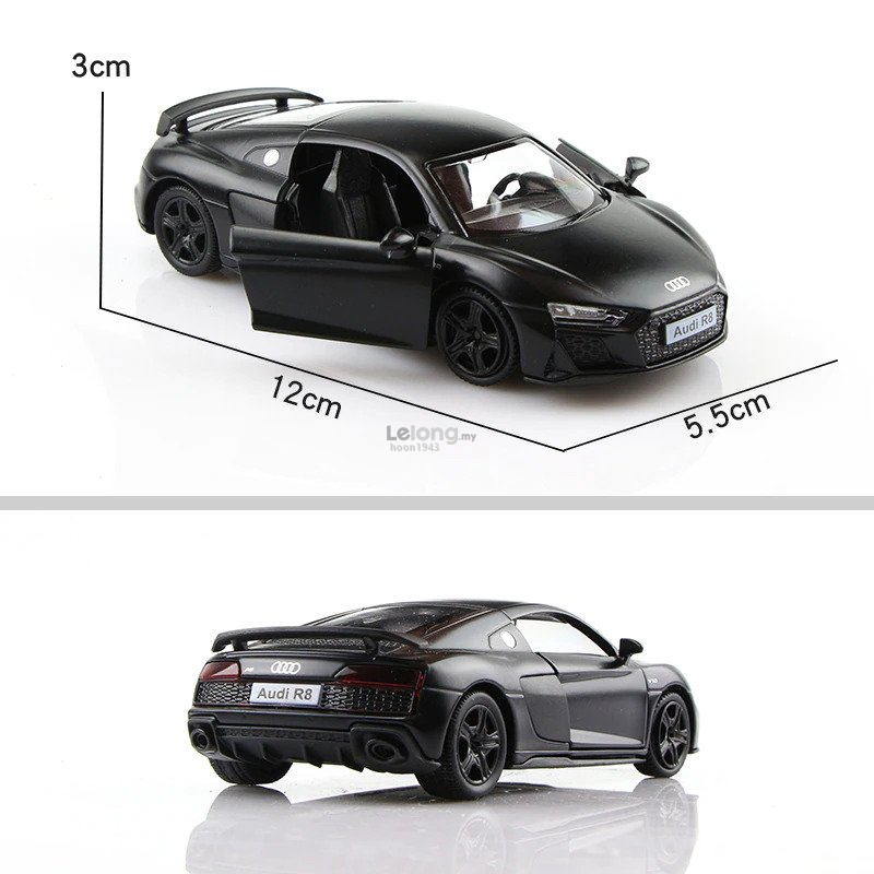 Audi R8 Coupe 1:36 Metal Diecast Collection Car