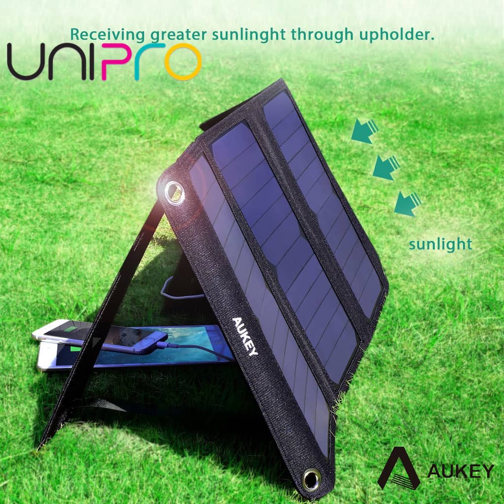 Aukey 21w Outdoor Solar Panel Charge End 12 8 2018 2 07 Pm Aukey 21w Outdoor Solar Panel Charger Dual Usb Port For Le Iphone Samsung P