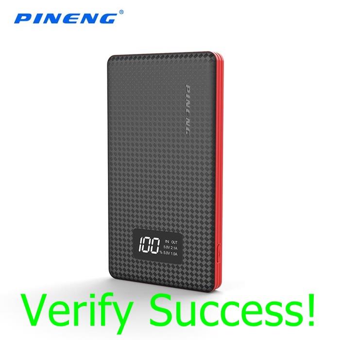 Authentic PINENG PN-960 PN960 6000mAh Power Bank iPhone X 8 7 6S Plus