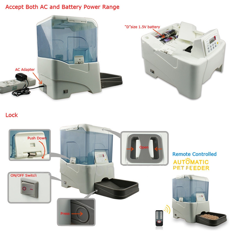 Automatic Pet Food Feeder Dispenser End 10 1 2020 1 31 Pm