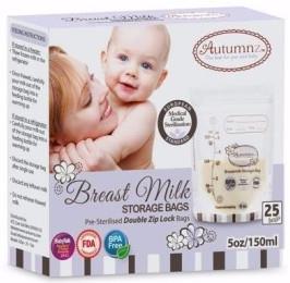 Autumnz Breastmilk Storage Bag 5OZ/150ML-25pcs