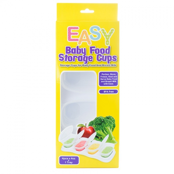 Autumnz EASY Breastmilk  &amp; Baby Food Storage Cups (4oz)