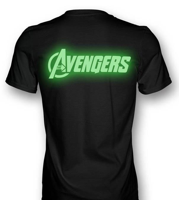 avengers glow in the dark shirt