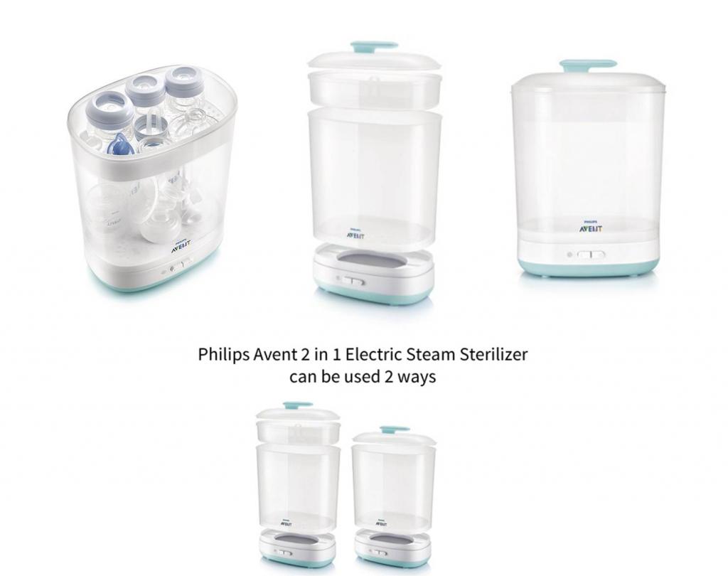 Avent - 2 in 1 Electric Steam Steriliser