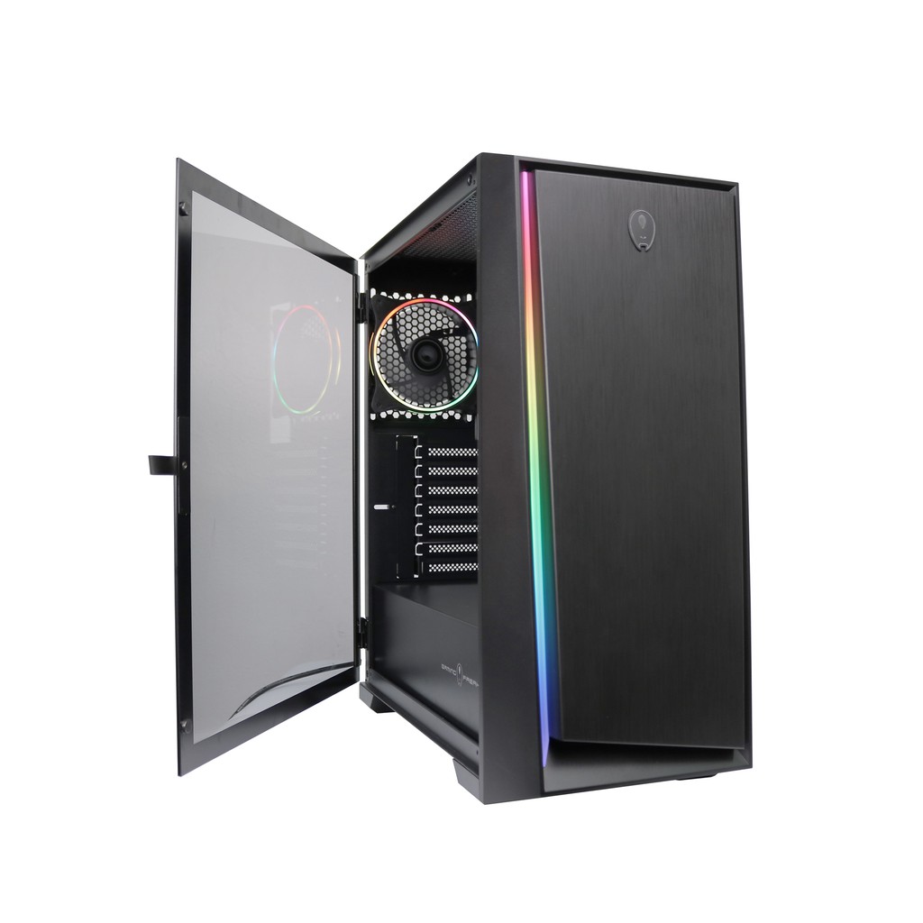 AVF GAMING FREAK 3G TFLUX GAMING TOWER CASE WITH TEMPERED GLASS CPU DESKTOP PC