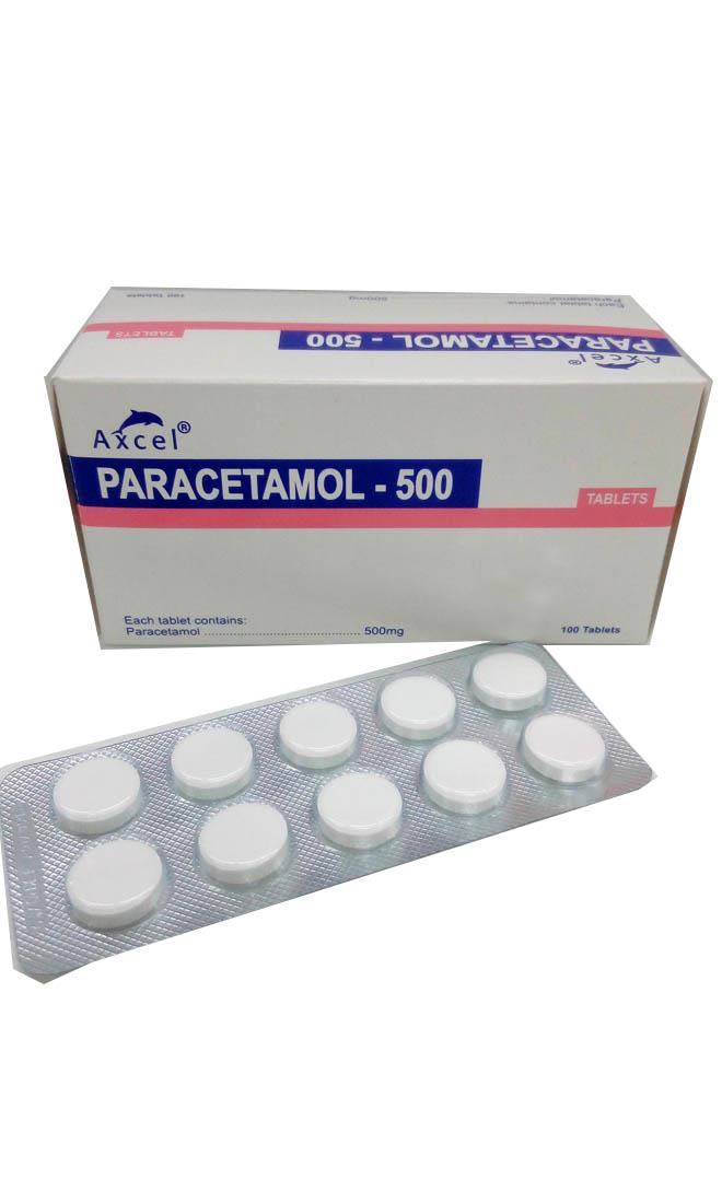 Axcel Paracetamol 500mg 500s tabs, f (end 1/18/2018 7:15 AM)