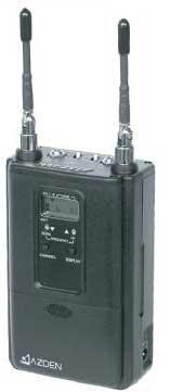 AZDEN 330UPR UHF dual channel on-camera receiver