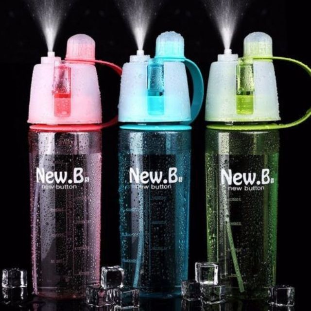 New B 400ML  &amp; 600ML Sports Spray Bottle Water Cooling Professional Bottle