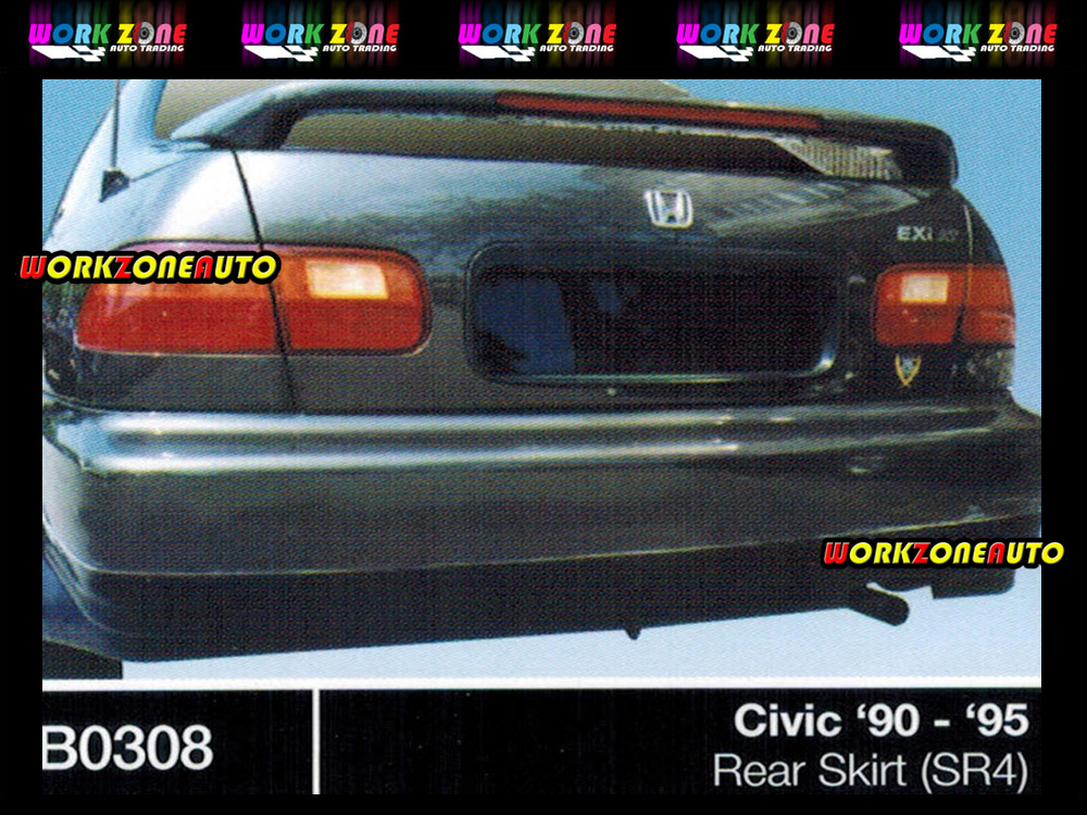 B0308 Honda Civic 1990 1995 Fiber R End 10 5 2022 12 00 Am