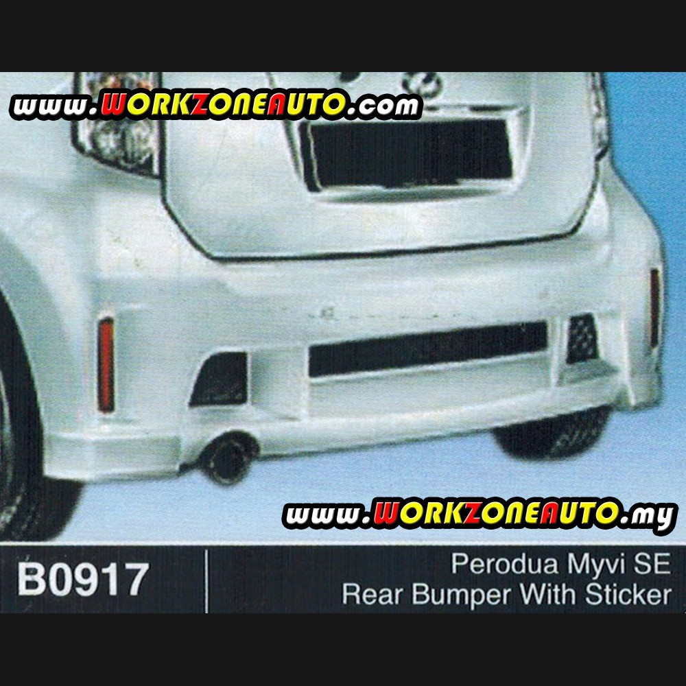 B0917 Perodua Myvi SE Fiber Rear Bum (end 3/9/2022 12:00 AM)