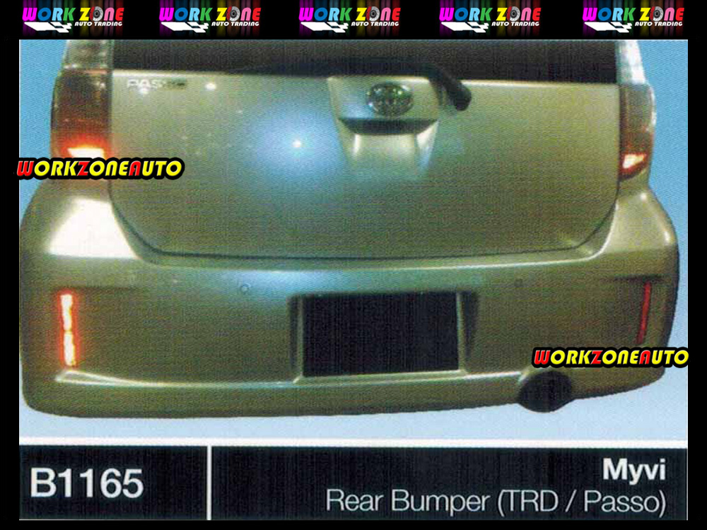 B1165 Perodua Myvi Fiber Rear Bump (end 10/15/2022 12:00 AM)